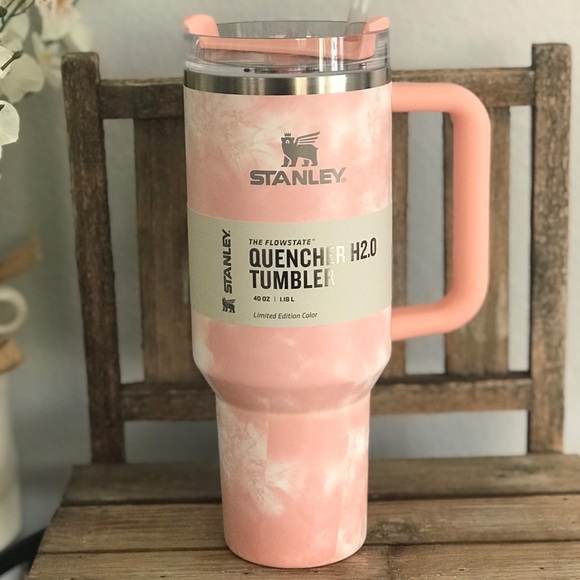 Stanley Other - Stanley Quencher H2O Tumbler Peach Tie Dyed limited edition color